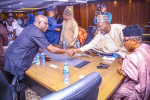 Hon Idris Wase and NWC members