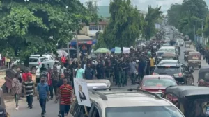 Abia residents protest LP Senator's sack